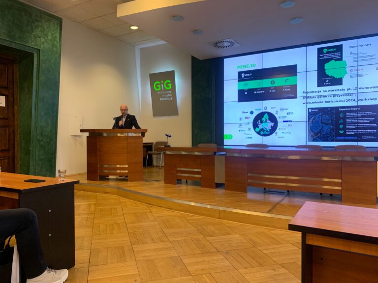 MINE.IO presented at the GIG Seminar in Katowice, Poland